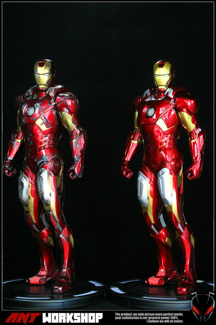 US$ 0 - Avengers Iron Man MK7 Mark7 1/2 Scale Full body image Ploystone Statue Scale - www.toy