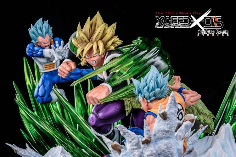 goku vs vegeta resin statue