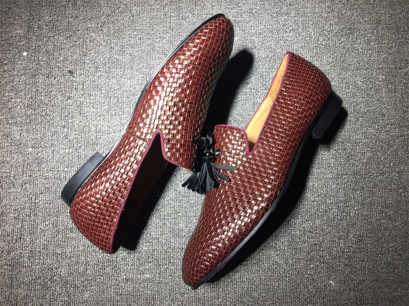 red bottom shoes for louboutin for men Christian Louboutin Loafer Brown Men Shoes - red bottoms for men - red bottom sneakers US$ 235.00- m.redbottomsneaker.com