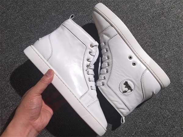 white leather high tops mens
