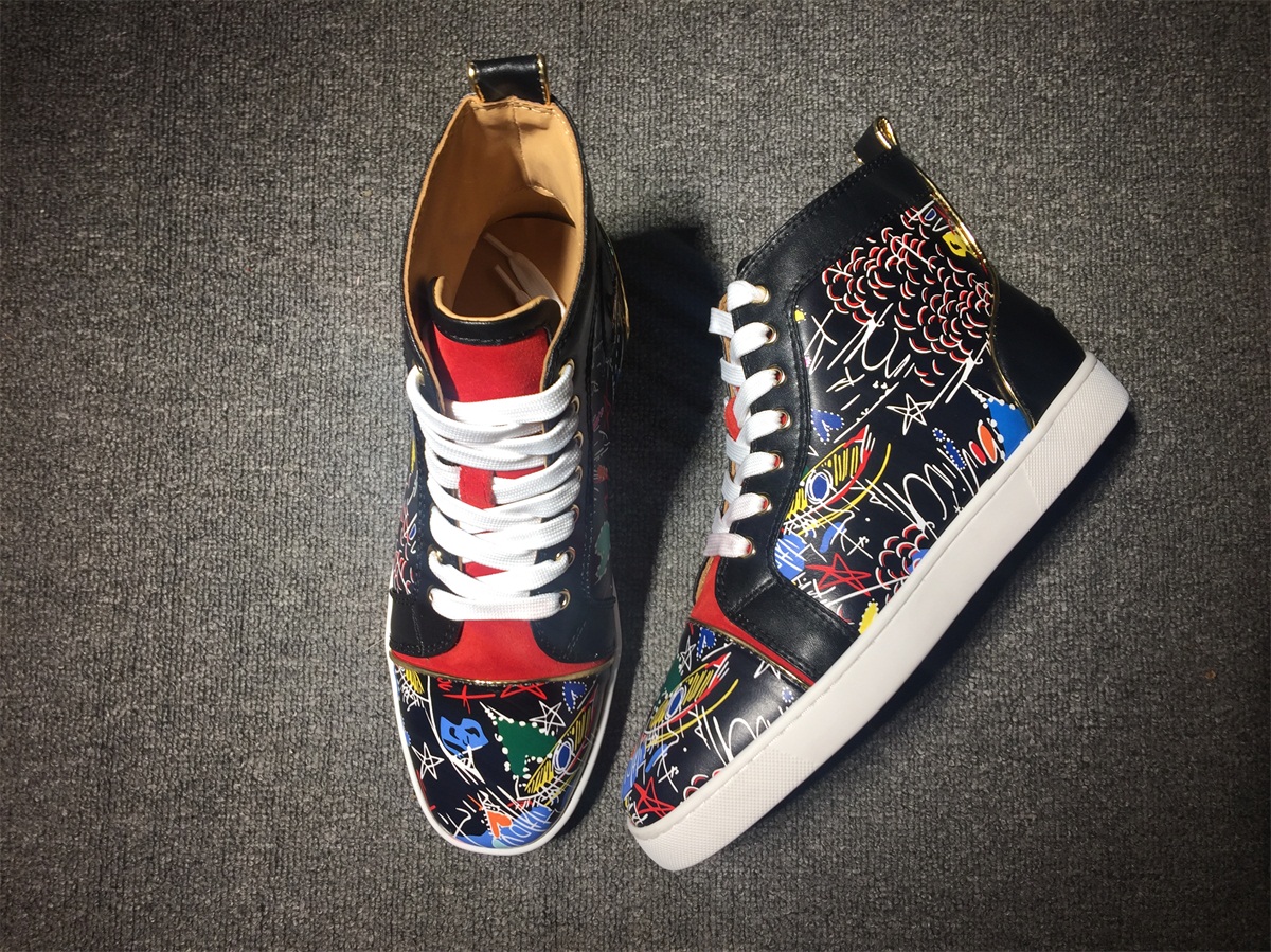 graffiti louboutin mens