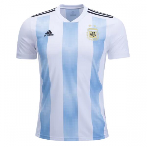 World Cup Argentina Home Soccer Jersey 