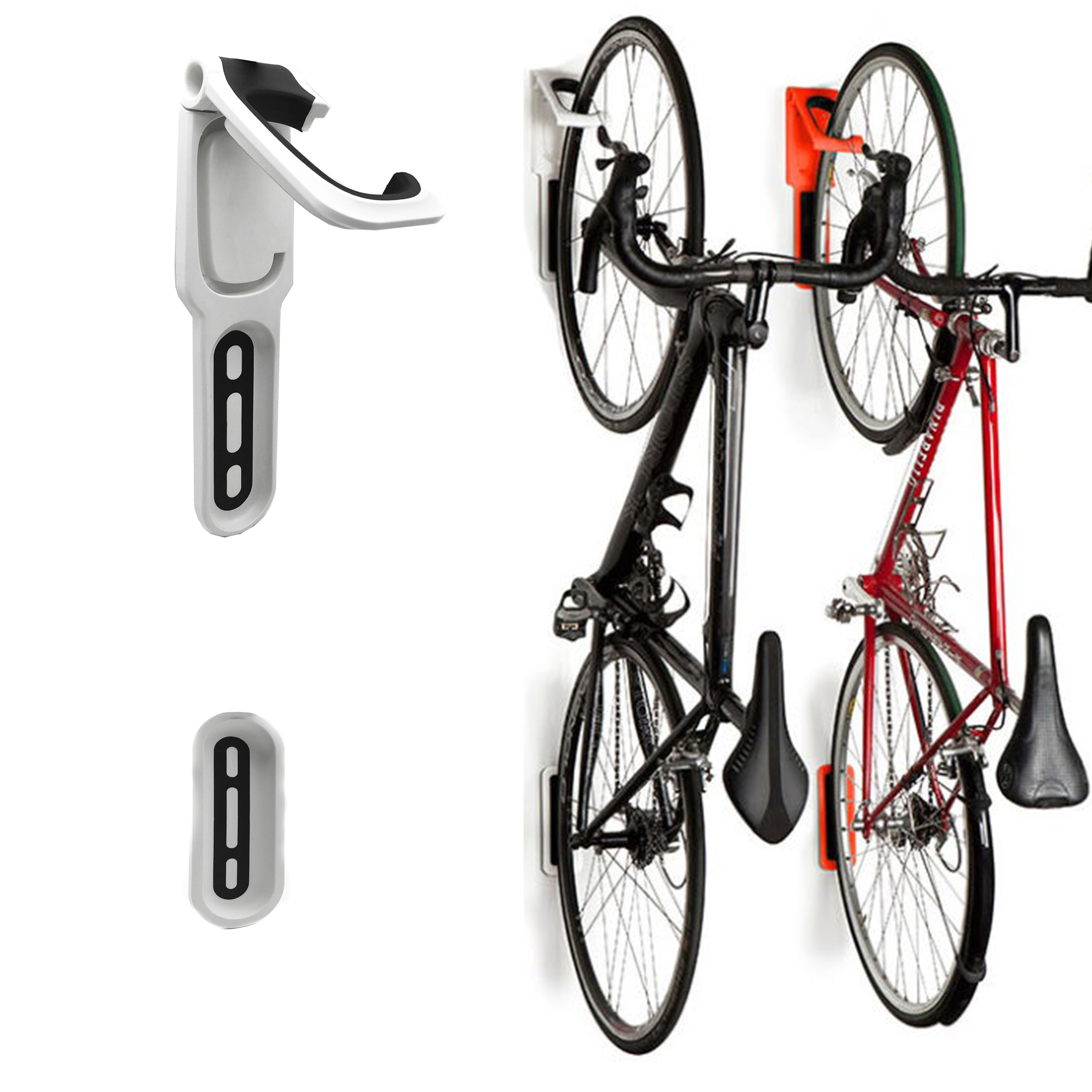 folding wall bike rack