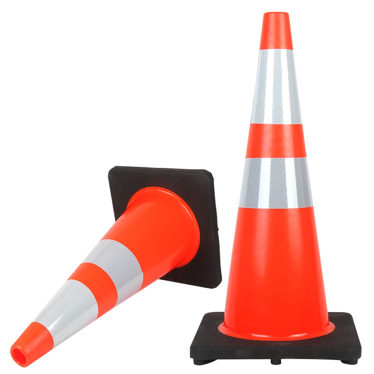 8 Cones 28 Traffic Cones Plastic Road Cone PVC Safety Road Parking
