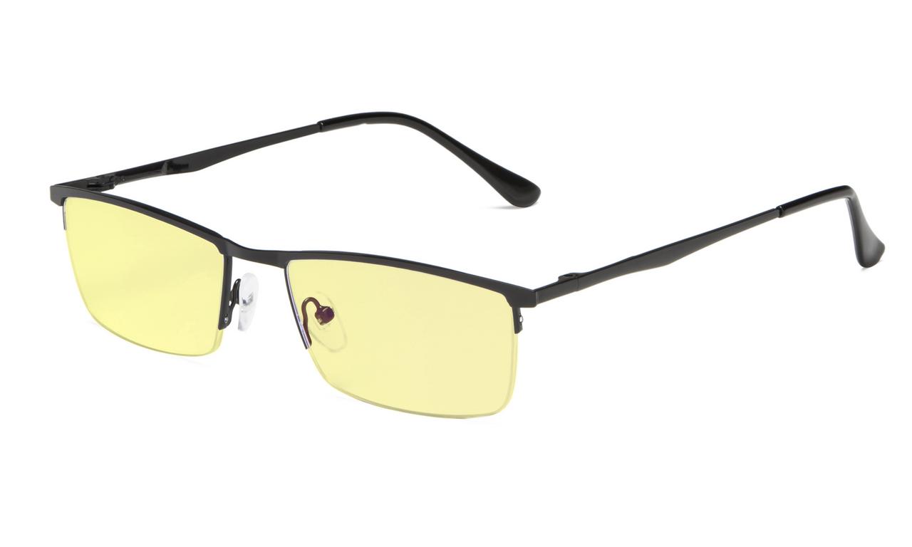 black and yellow glasses