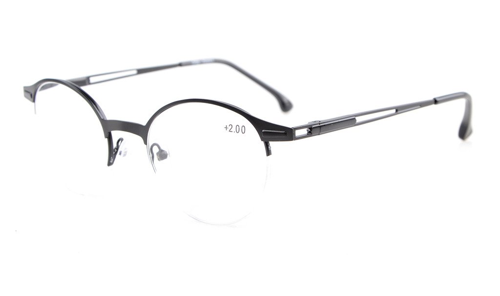 black round reading glasses
