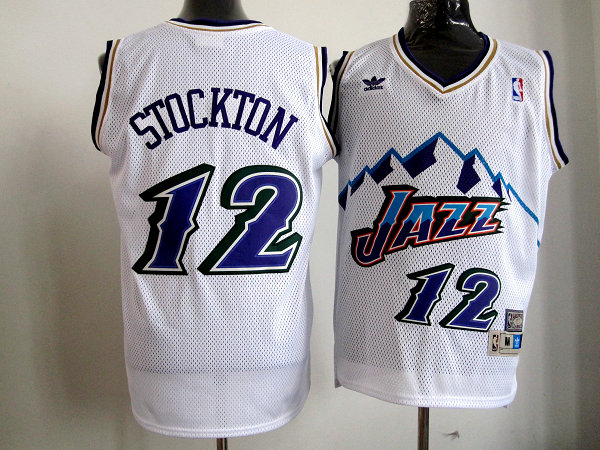 john stockton throwback jersey