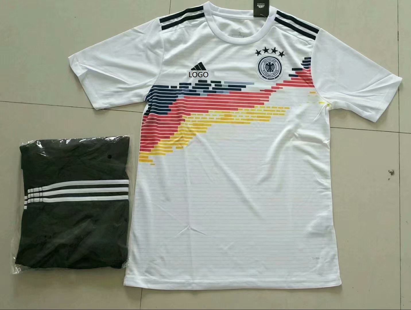 Germany Adult white football shirt 