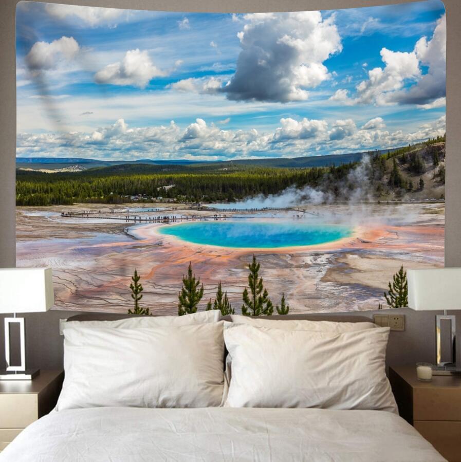 Yellowstone National Park Tapestry Wall Hanging For Bedroom, Sold As 1 Panel