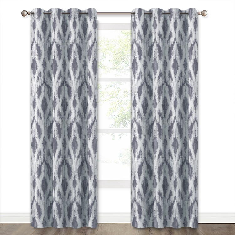 Room Darkening Window Curtain For Kitchen Patio Door, Morden & Dynamic Sound Wave Lines Pattern, Washable Curtain Panels For Houseroom/craft Room,sold