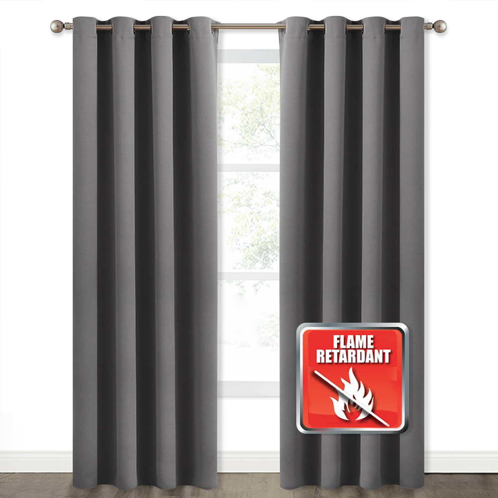 Inherent Flame Resistant Curtains Blackout Fire Retardant