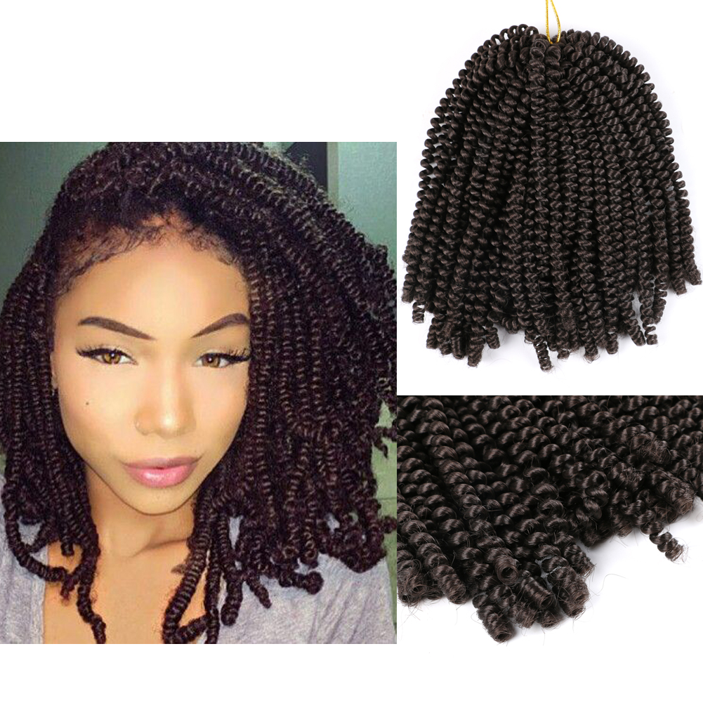 Us 7 99 Dairess 8inches Spring Twist Crochet Hair Extensions