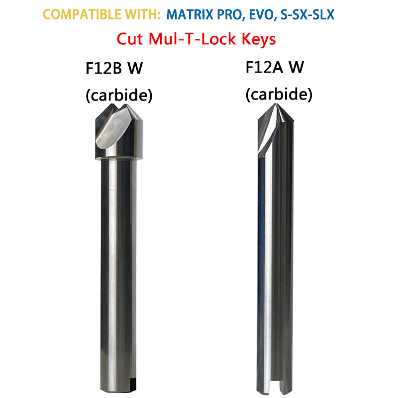 Carbide Milling Cutter F A W F B W To Cut Mul T Lock Keys