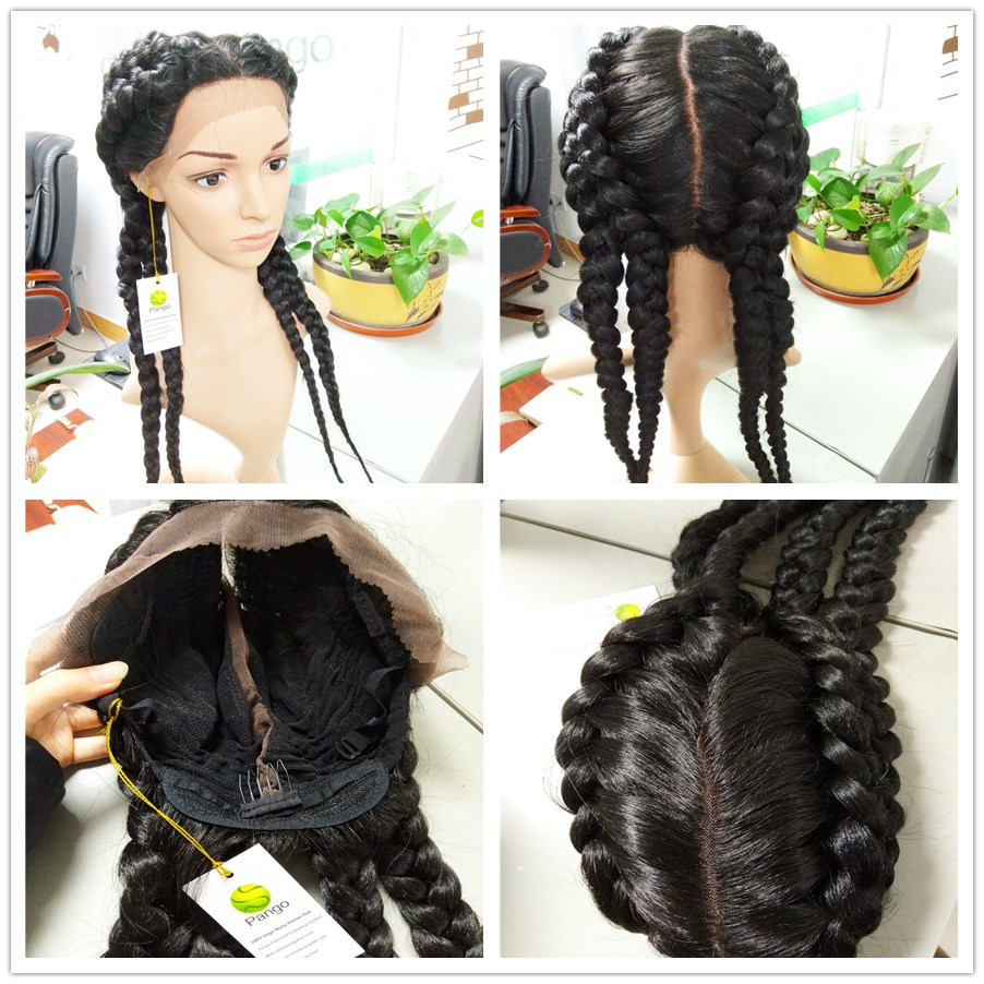 New In Braid Wig 26inch Natural Black 70 Human Hair Www
