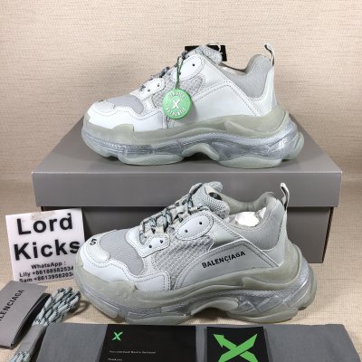 Balenciaga Triple S Leather and Mesh Sneakers in 2019
