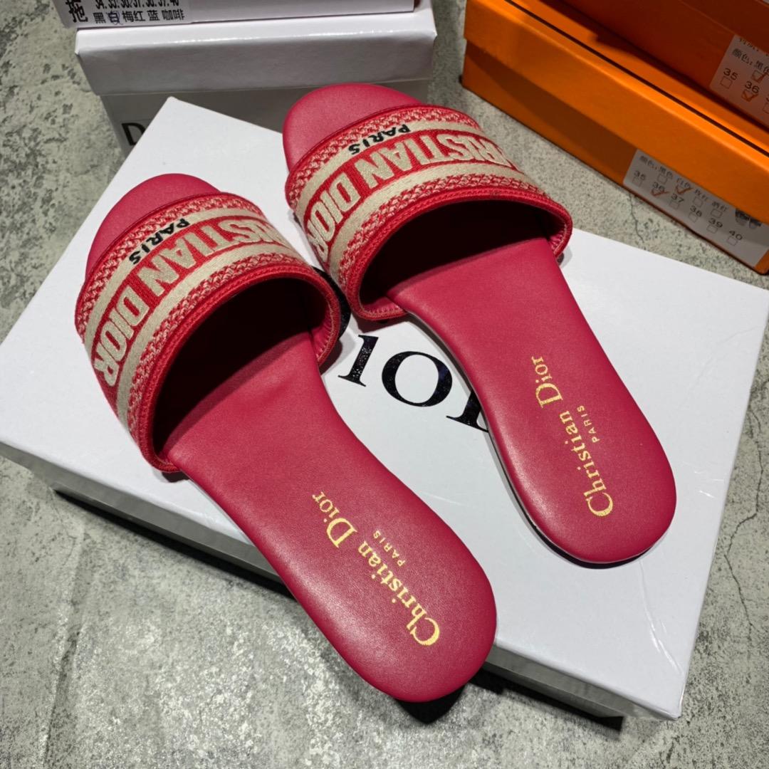 dior red sandals