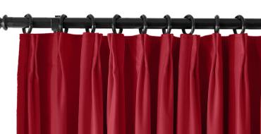 Pinch Pleated French Pleated Pleated Curtain Drape Panel Inverted