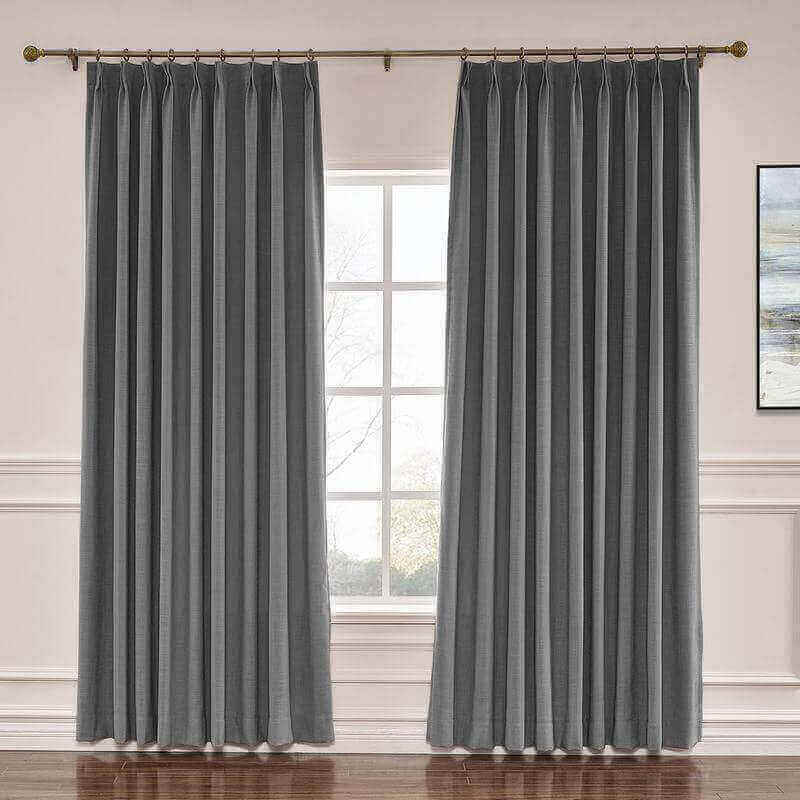 Linen Curtains Linen Drapes Linen Draperies Faux Linen Curtains