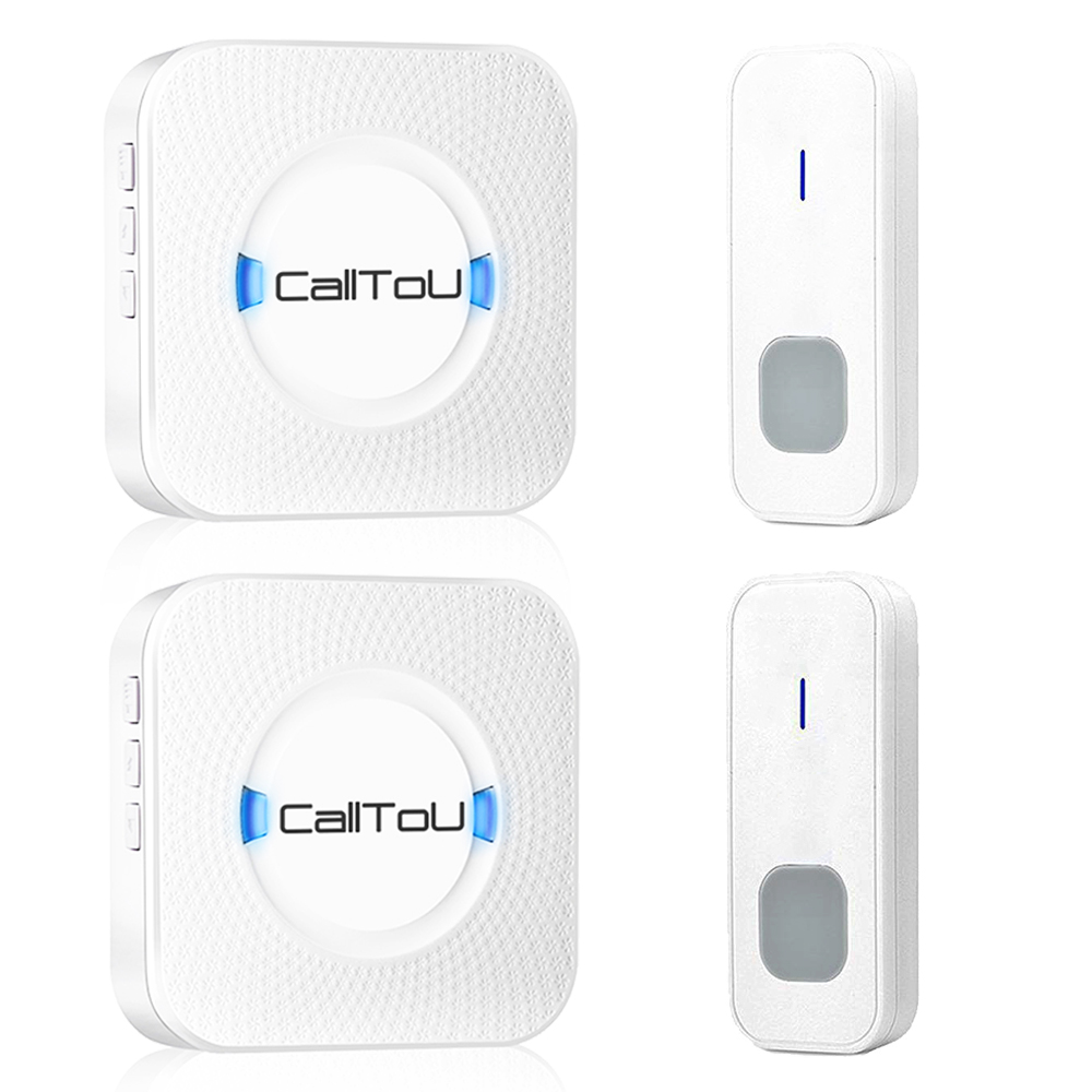 US 39.99 CallToU Wireless Doorbell Kit Door bell Chime 2 Waterproof