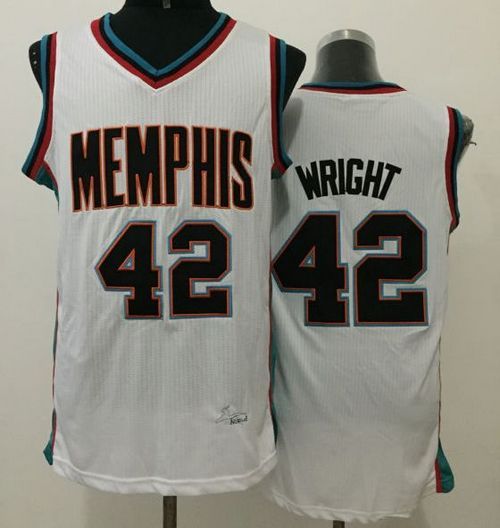 US$ 19.99 - Memphis Grizzlies -42 Lorenzen Wright White ...