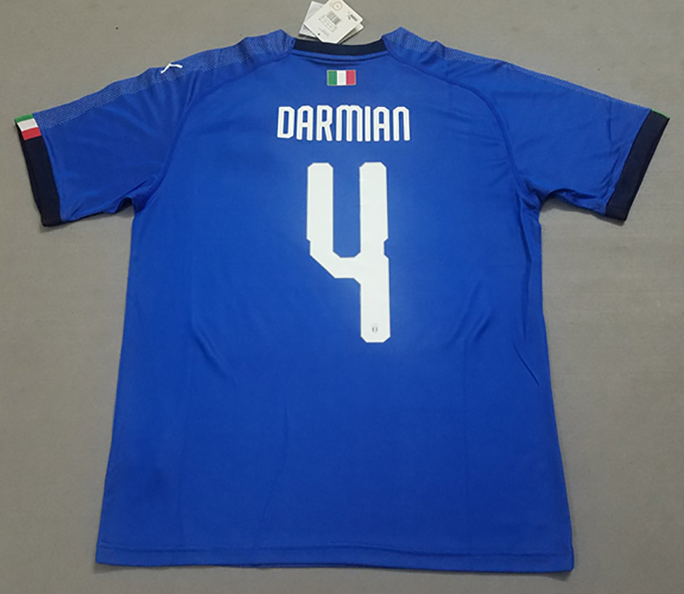 US 14.98 2018 Italy Home World Cup Jerseys