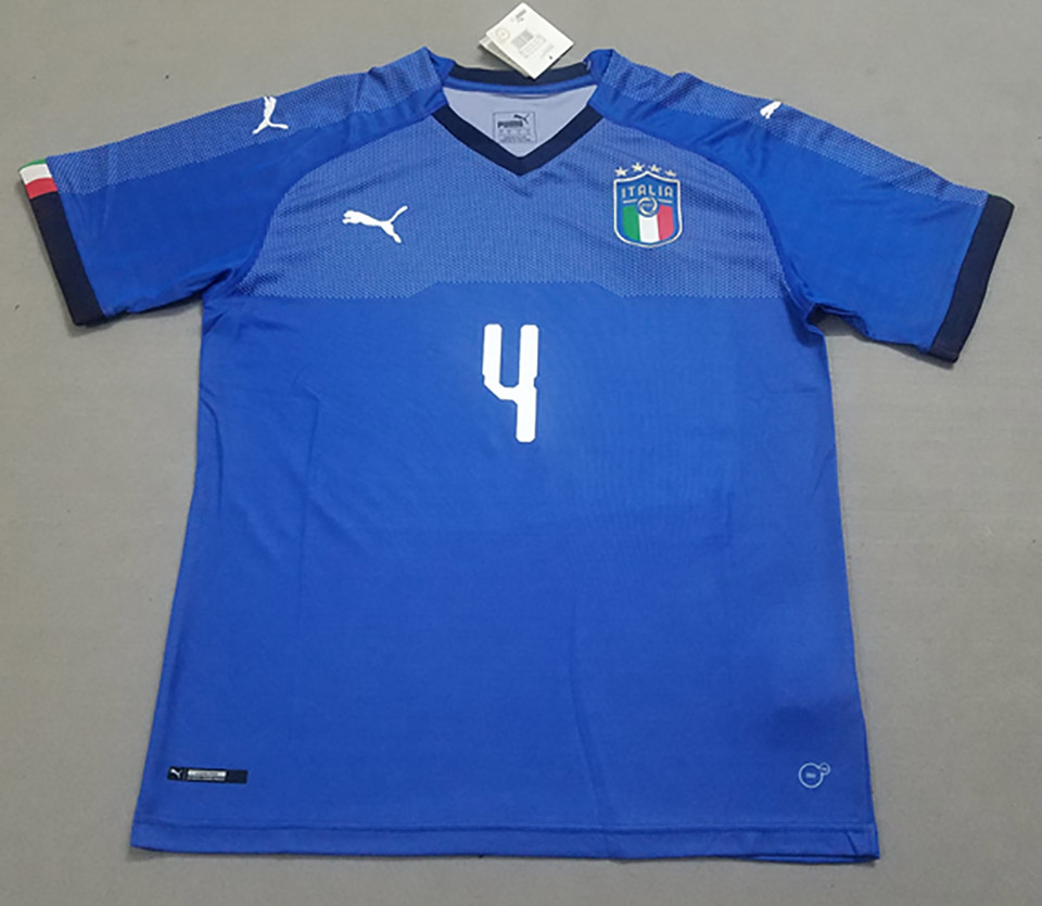 US 14.98 2018 Italy Home World Cup Jerseys