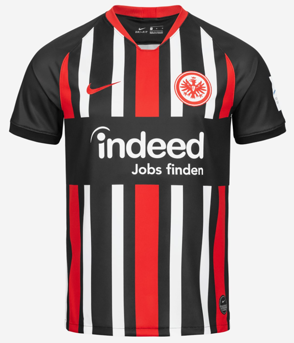 US 14.98 2019/20 Frankfurt Red and Black Home Soccer Jersey www