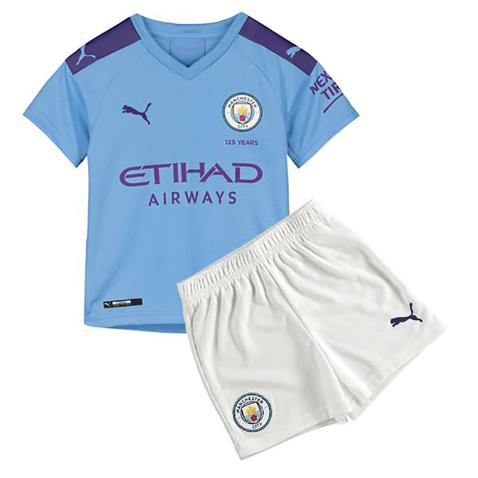 US 13.98 2019/20 Man City Home Blue Kids Soccer Jersey