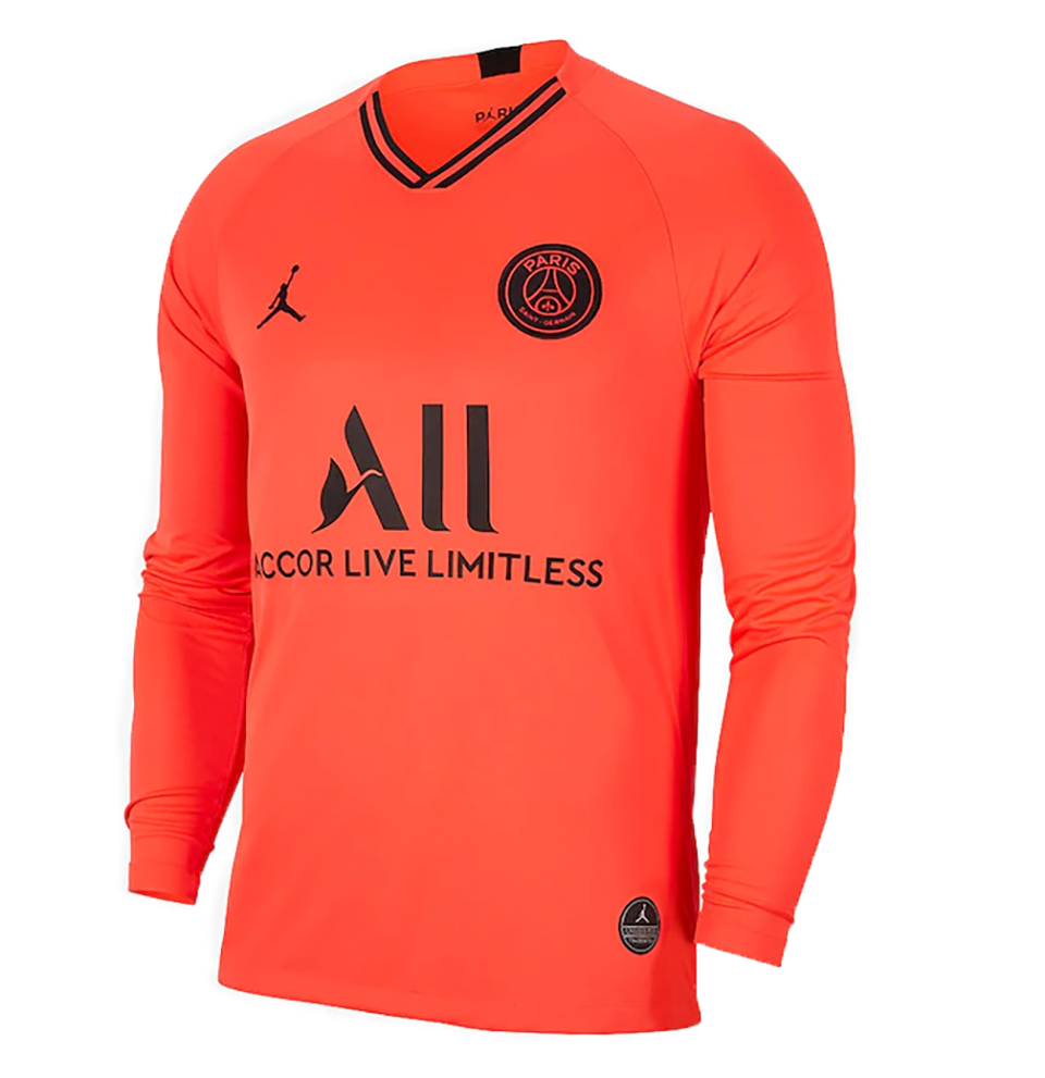US$ 14.98  2019/20 PSG Paris Away Orange Long Sleeve Soccer Jersey