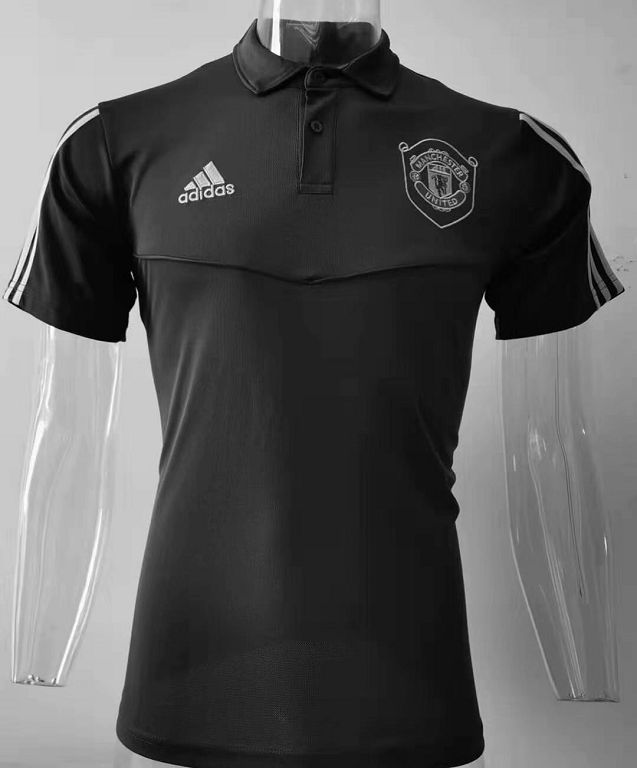 man utd black retro shirt