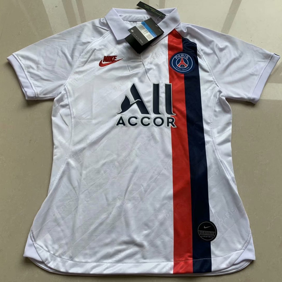 psg white shirt 19 20
