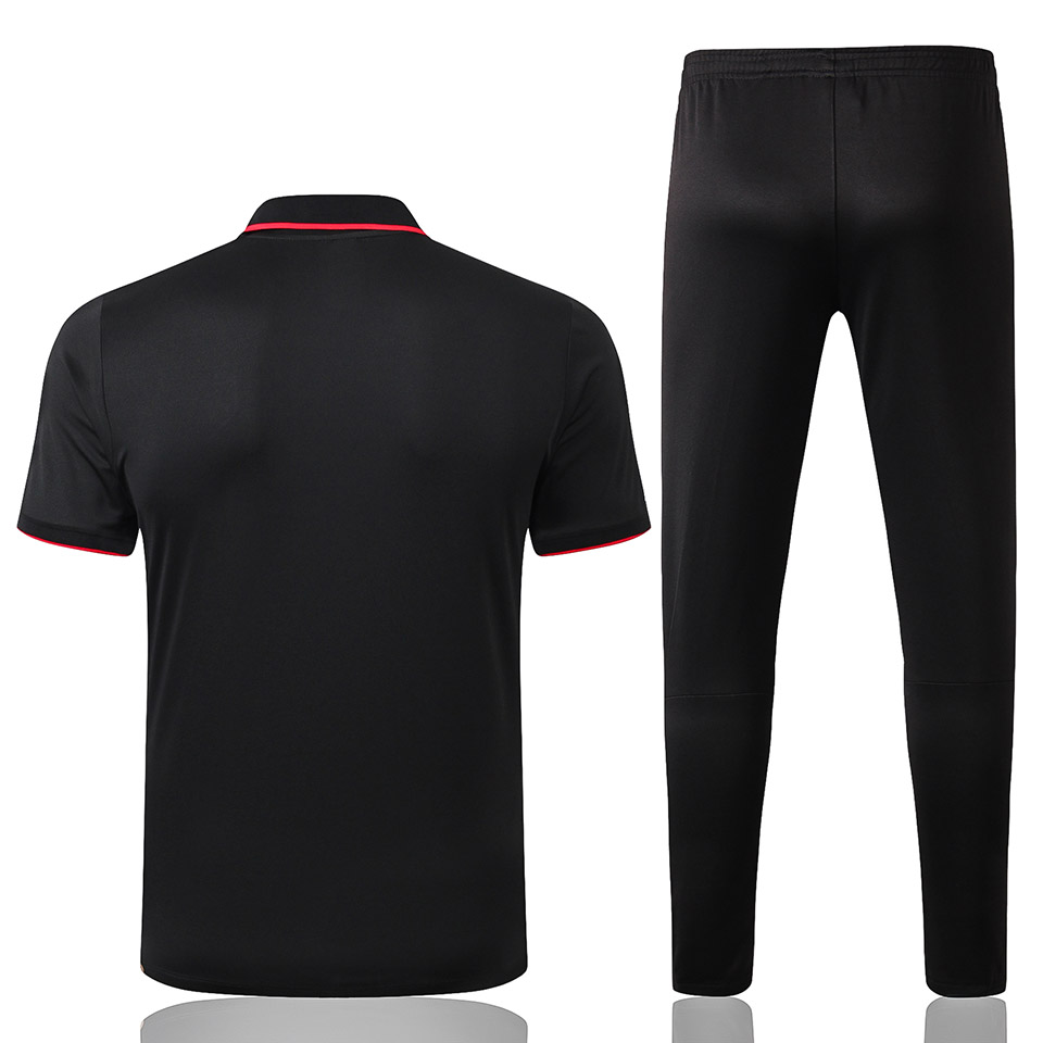 US$ 32 - 2019/20 AT Madrid Black Polo Tracksuit - www.brfans.com
