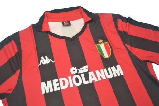 ac milan 1988 home shirt