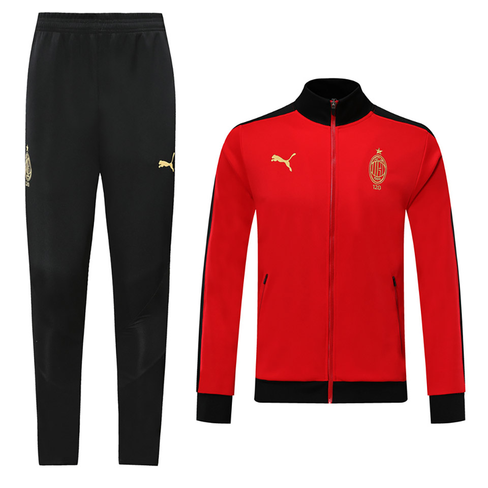 US 42 AC Milan Red Century Classic Jacket Tracksuit