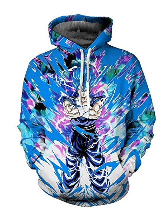 vegito blue hoodie