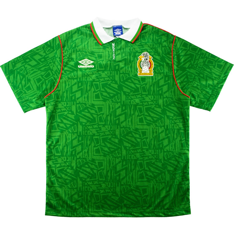 Mexico 1994 Home Retro Soccer Jersey