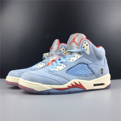 air jordan 5 blu