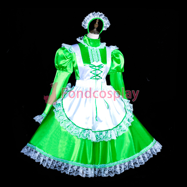 green maid dress