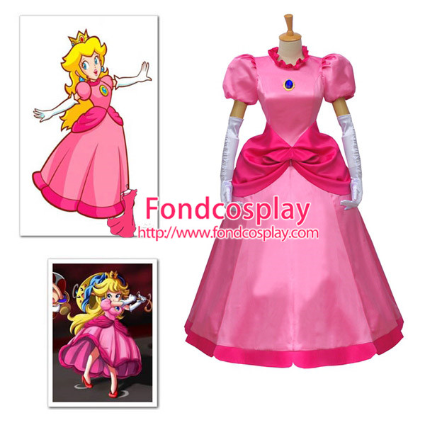 peach princess dress