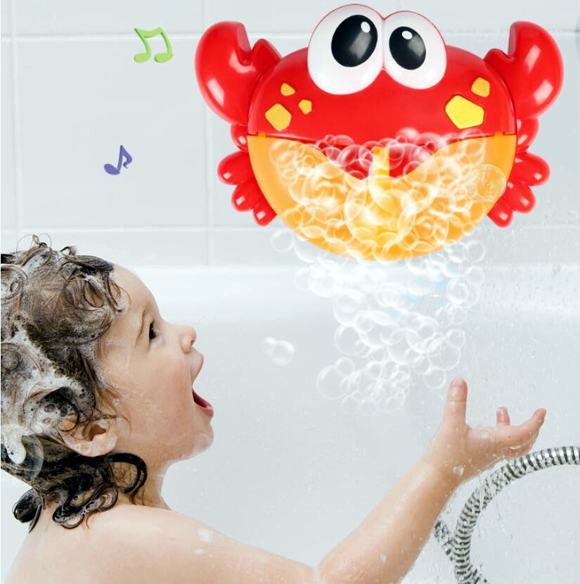 fun bubble crab bath musical toy