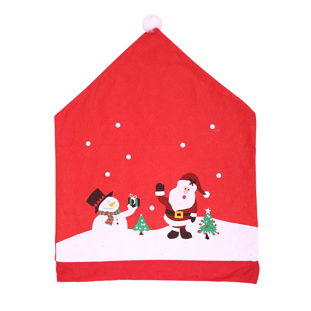 Us 4 29 New Year Party Decorations Santa Hat Chair Covers
