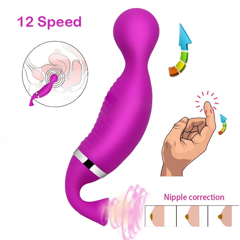 12 Speed Oral Sex Licking Tongue Sucking Vibrator