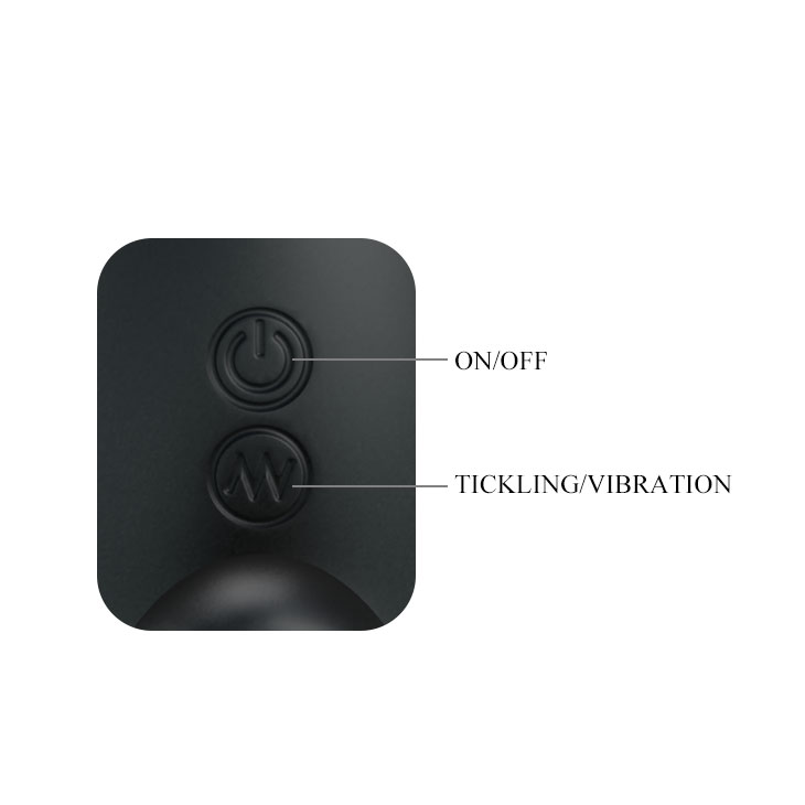 4-Function of Tickling USB Rechargeable Anal Vibrator