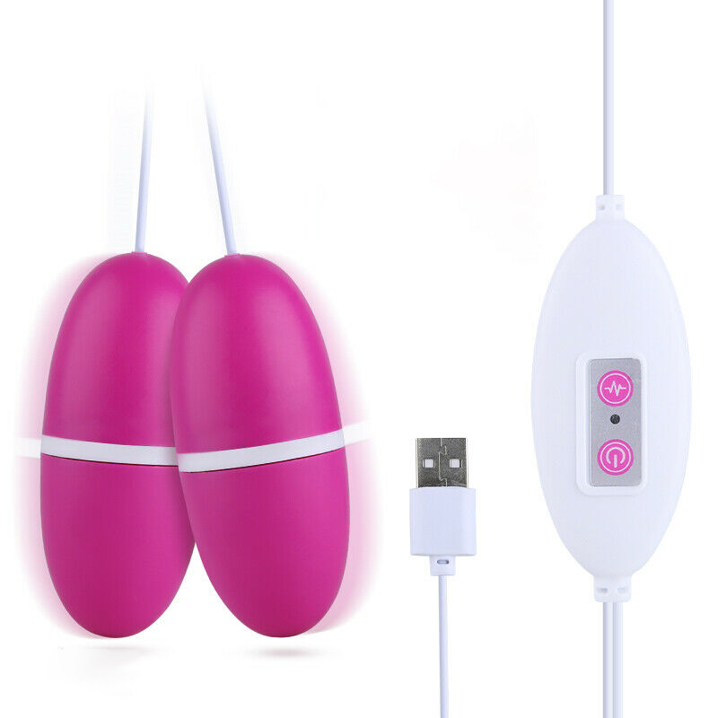 Wholesale Double Vibrating Egg Bullet Vibrator Remote Control Speed Adult Sex Toys