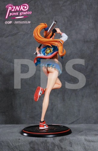 In Stock Pink Pink Studio One Piece Nami 1 6 Scale Resin Statue