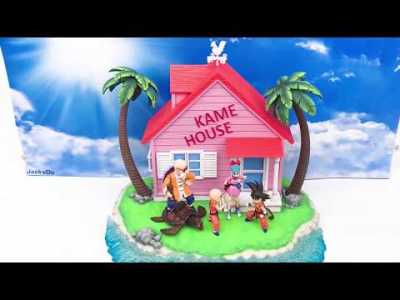 Pre Order Jacksdo Dragon Ball Z Kame House Scene Resin Statue Deposit