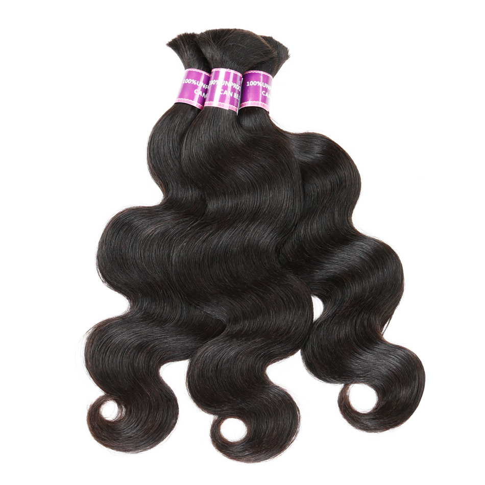 body wave bulk braiding hair