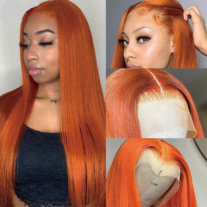 burnt orange wig