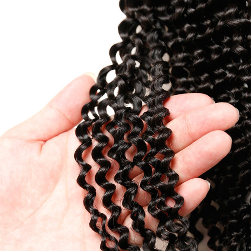 Gluna Human Braiding Hair Bulk Indian Brazilian Kinky Curly Hair