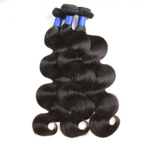 Gluna Brazilian Body Wave Hair 1 Bundles Double Machine Weft 100